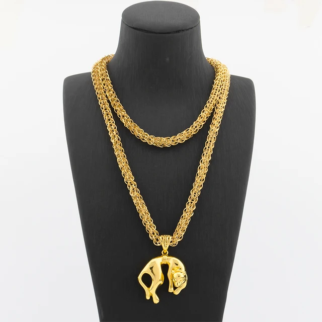 Pendentif En Or Jaune 18 Carats (18k) Forme Carte D'Afrique - Charm Homme/Femme