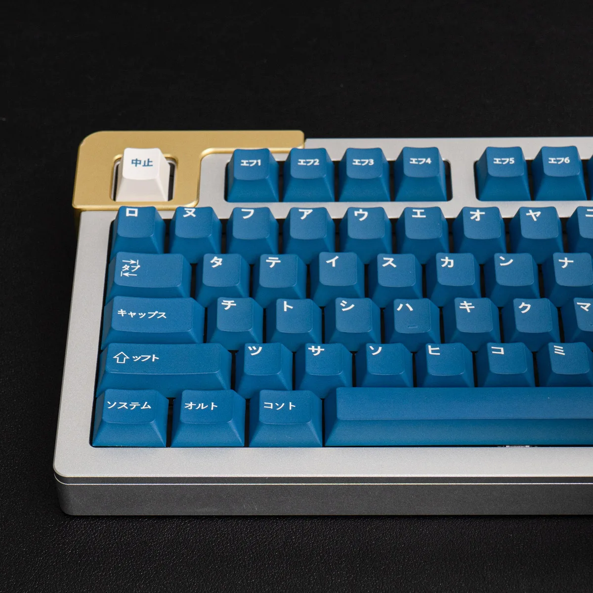 Perfil Cereja, Dye-Sub, Personalizado Japonês, Personalidade Keycaps para Teclado Mecânico, Azul