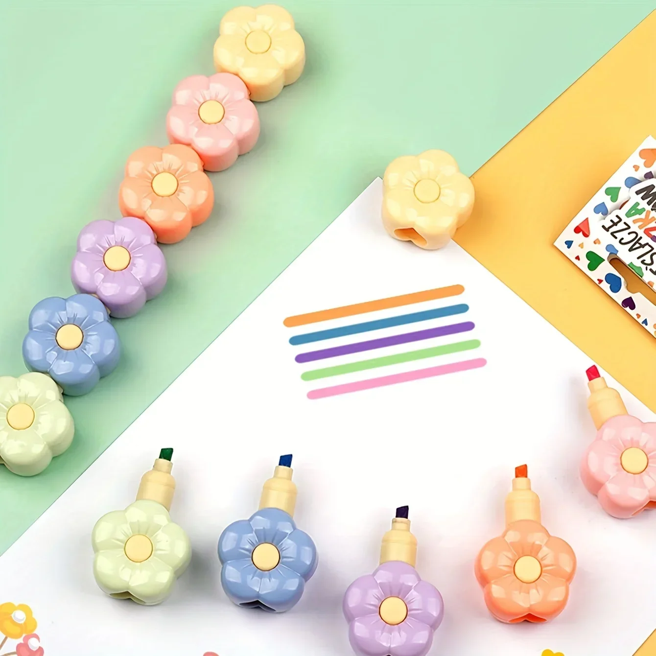 Cat Claw Highlighters Cartoon Pens Journaling Bookmarks
