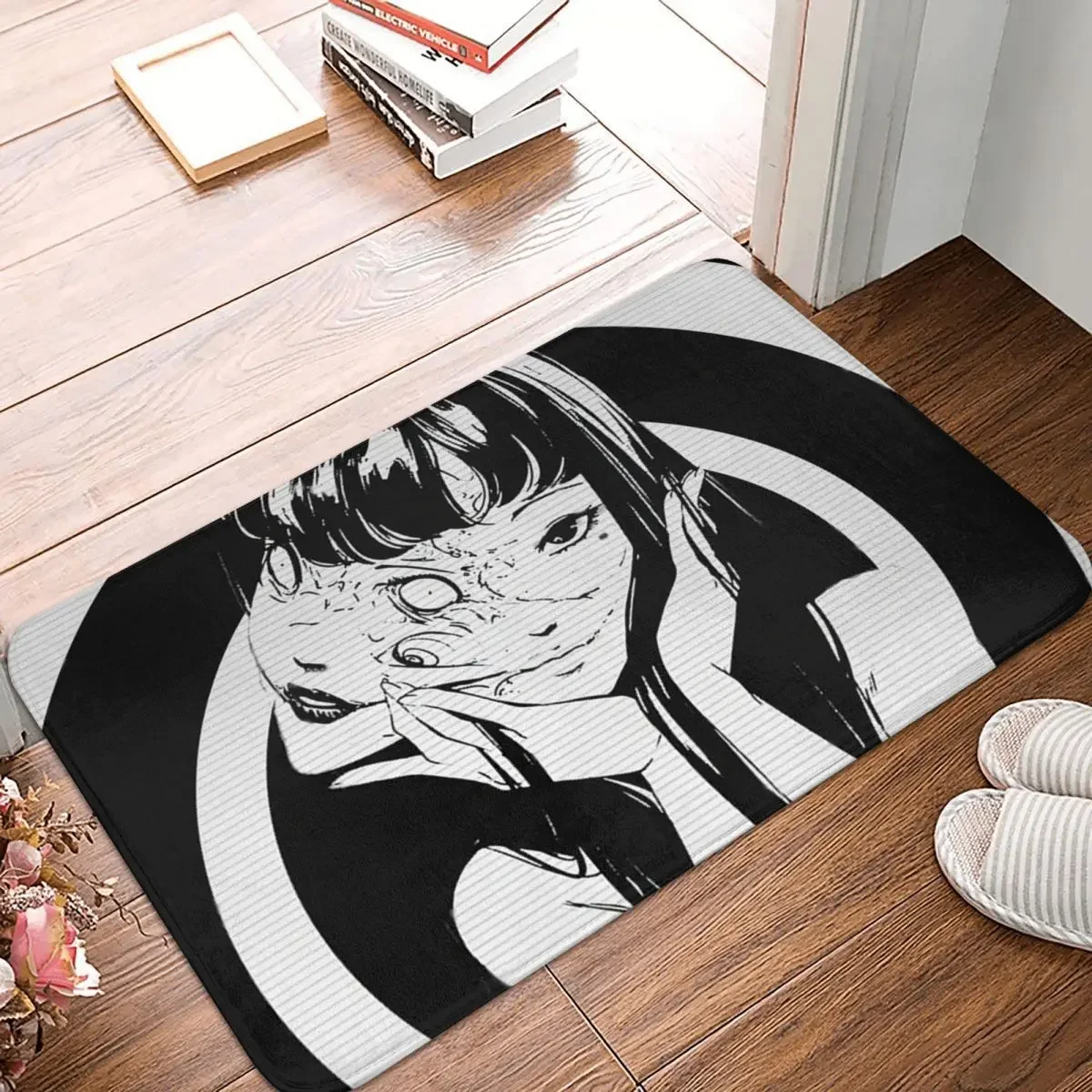 

Junji Ito Tomie Kawakami Bedroom Mat Kawakami Doormat Kitchen Carpet for Living Room Outdoor Rug Home Decoration