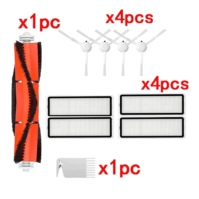 Accessories for Xiaomi Robot Vacuum X10 plus Mop Replacement Main Side  Brush Hepa Filter Cloth Spare Part - AliExpress