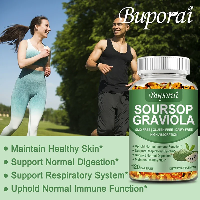 Soursop Graviola Support Regeneration Stress Relief Immune Digestion Cellular Beauty Health