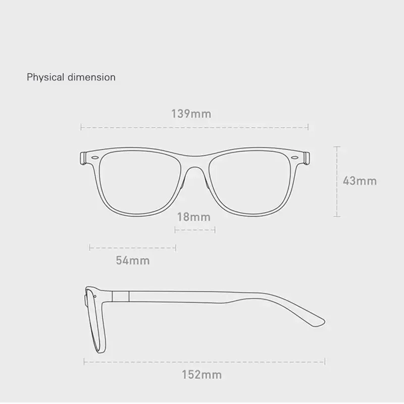 Xiaomi Qukan Updated B1/W1 Photochromic Anti Blue ray Protect Glasses Detachable Anti-blue-rays Protective Glass anti blue glasses