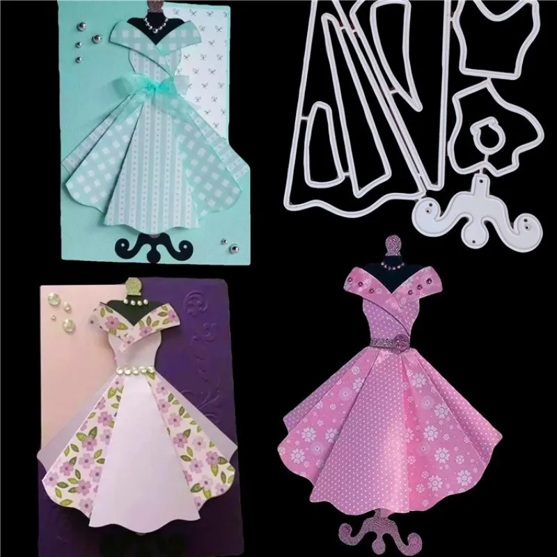 

Girl Skirt Clothes Metal Cut Dies Stencils for Scrapbooking Stamp/Photo Album Decorative Embossing DIY Paper Cards