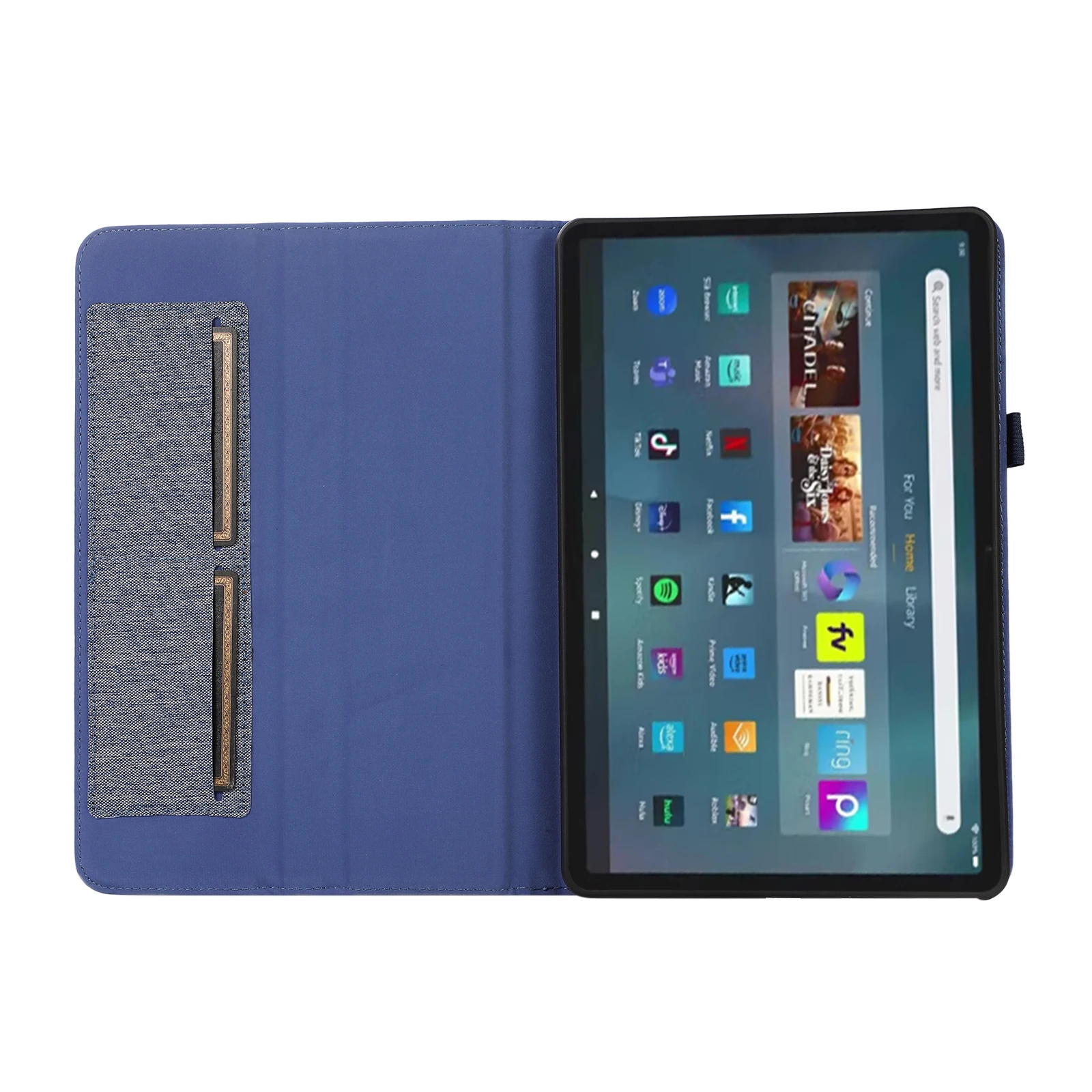Premium Flip Stand Case with Card Pocket - Full Body Shockproof Silicone Cover