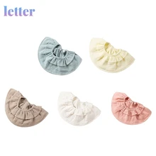

Baby Feeding Drool Bib Saliva Towel Soft Crepe 360 Degree Rotation Burp Cloth Collar Decoration Scarf for Newborn Toddler Gifts