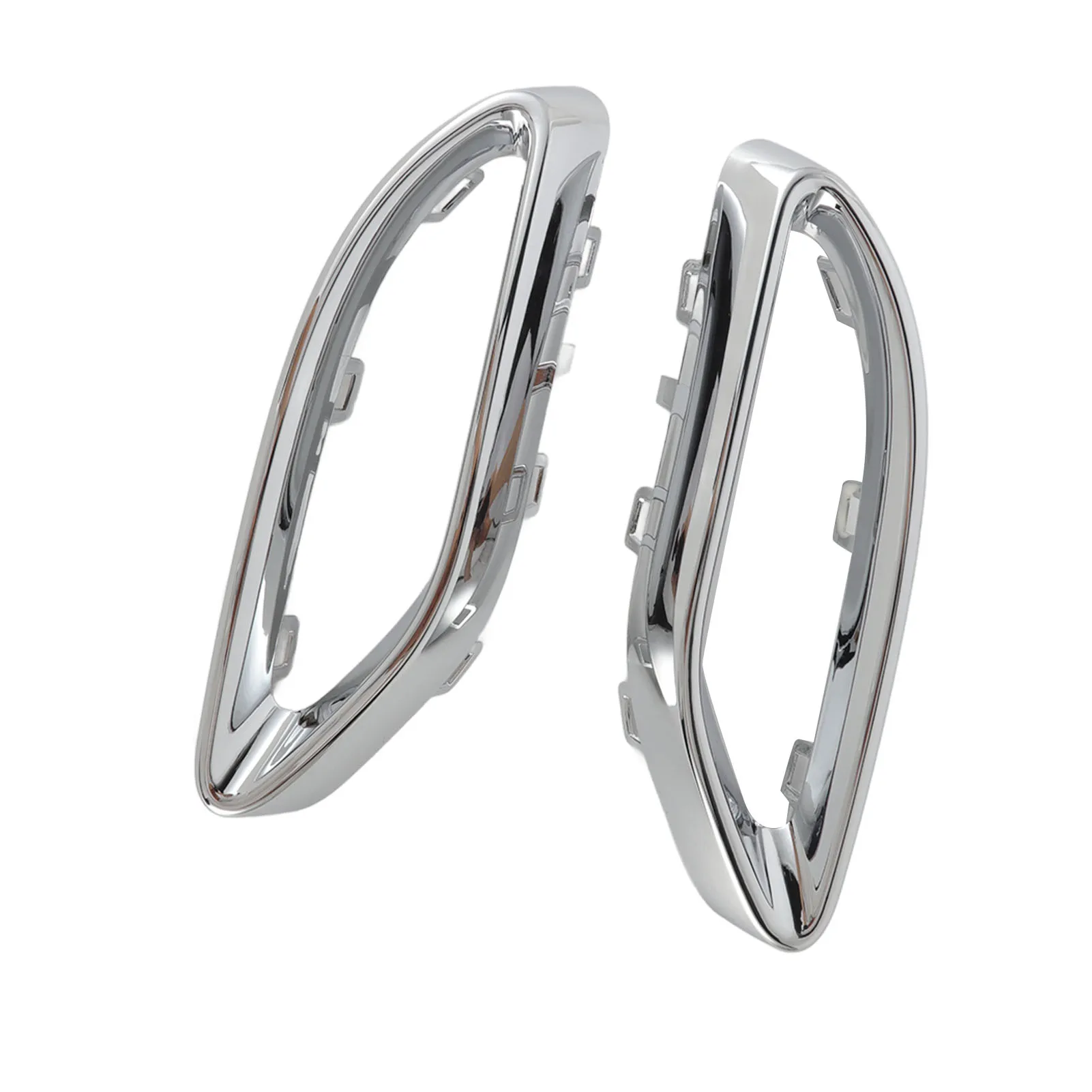 Gloss Chrome Exhaust Tip Cover Trims For Mercedes‑Benz A B C E GLC CLS‑Class W177 W247 W205 W213 X253 C257