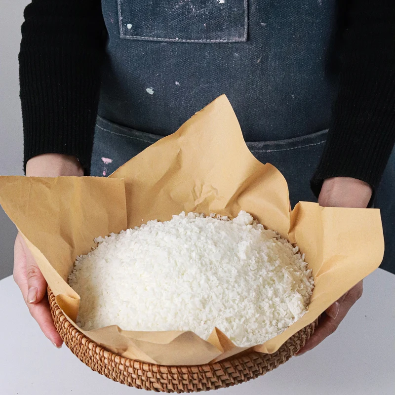 100g-1000g Pure Soy Wax Paraffin Material Pre-Soy Wax-Core Pigments natural soy wax blocks for homemade candles soy wax candle making wax diy wax material