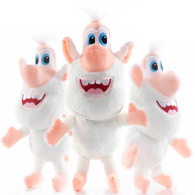 

Toys Russia Cartoon Little White Pig Plush White Monkey Soft Cotton Action Figures Toys Cooper Booba Buba Plush Toys gift16/27cm