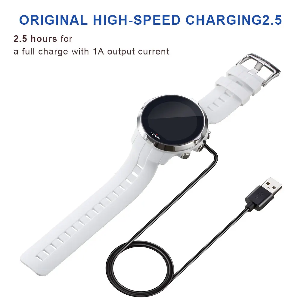 USB 충전기 Suunto 9 barrio Spartan Sport Ultra 충전 케이블 Dock Cradle Suunto D5 Spartan Ultra Ambit 4 스마트 워치 충전기