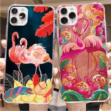 

Babaite Animal Flamingo Cute Phone Case for iPhone 11 12 13 Mini Pro Max 8 7 6 6S Plus X 5 SE 2020 XR XS Case shell