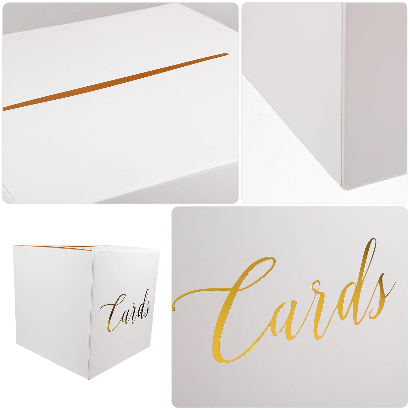 Wooden Gift Card Boxes Acrylic Card Box 1 Set Box Card Wedding Boxes Suggestion Holder Money Gift Boxes Party Donation Letter Slot