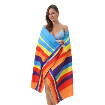 Quick-Dry Beach Towel Microfiber Running Yoga Gym Fitness Towel Super Soft Lightweight Swimming Yoga Beach Bath Towel Large Size 6