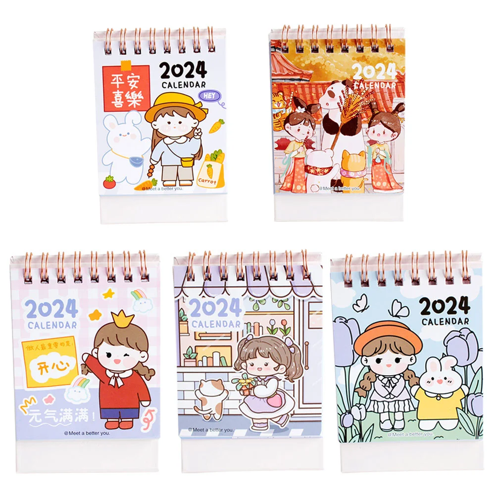 

Календарь Настольный многоразовый на 2024 градусов, 5 шт.