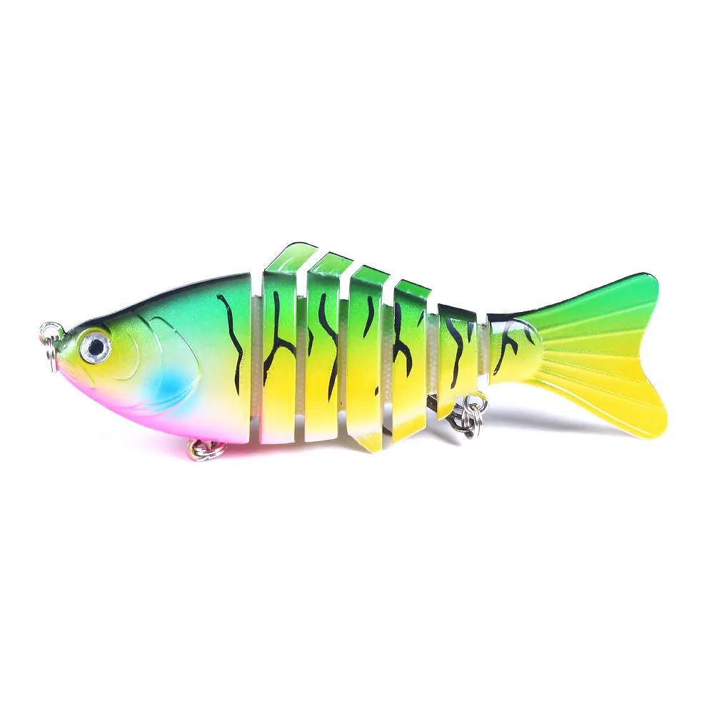 Wobblers de hundimiento para Pesca, Señuelos de Pesca de 7 segmentos, multiarticulado Swimbait, cebo duro, aparejos de Pesca de lubina Isca Crankbait, 10cm, 15,6g