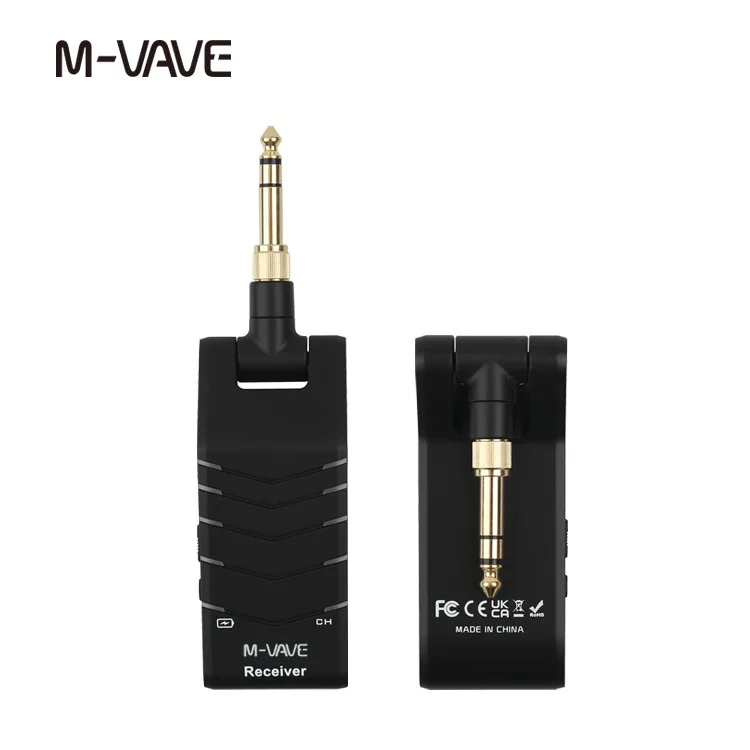 

M-VAVE WP-4 2.4G Guitar Wireless Transmitter Receiver Built-in Rechargeable Battery Wireless Guitar System Guitar Bass stereo