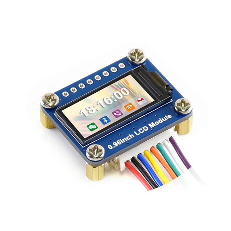 Плата расширения модуля ЖК-дисплея 0 96 дюйма цветная RGB IPS HD-экран 160 × 80 HD SPI
