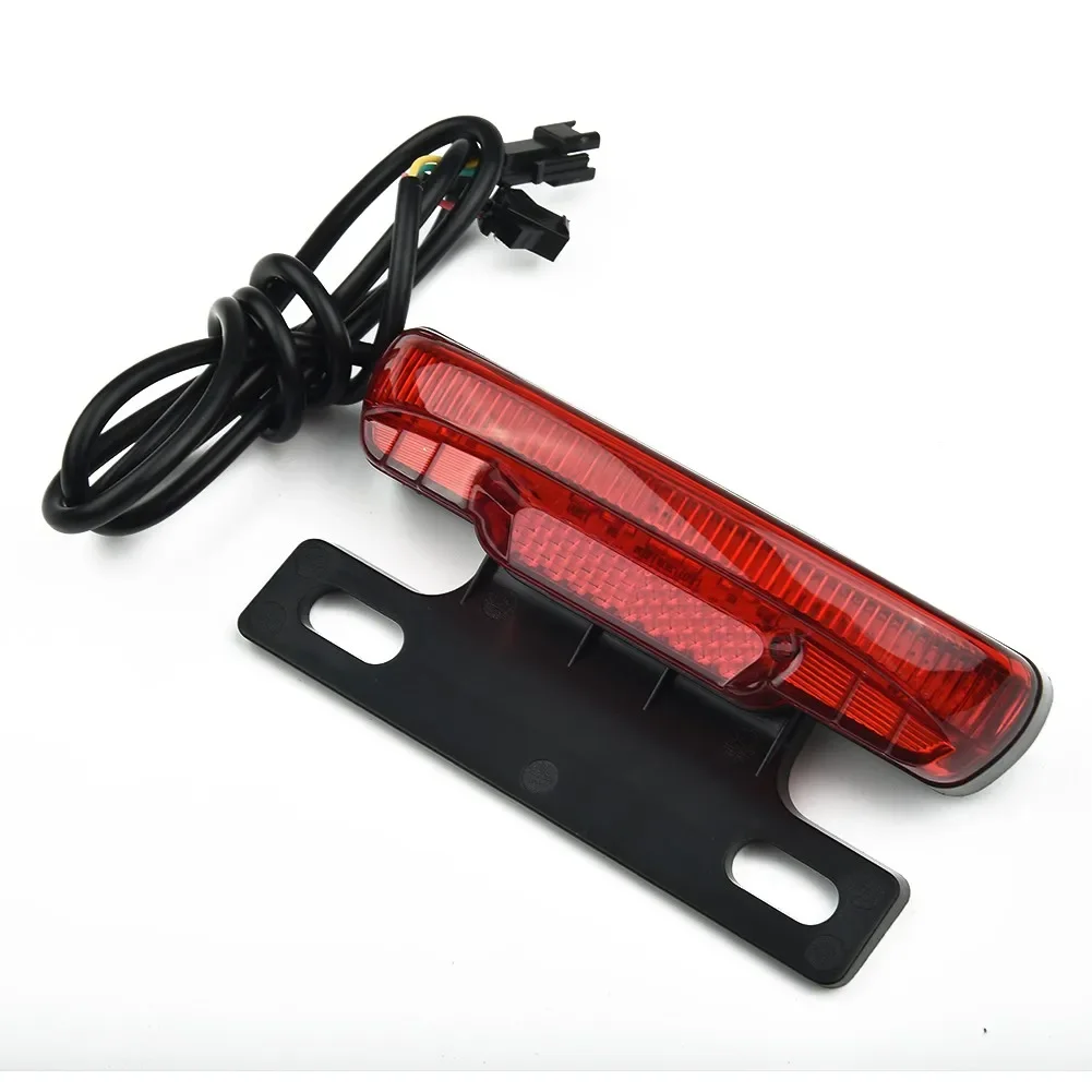 

1pcs Electric Bike 36-60V Ebike Rear LightTail Light Safety Warning Rear Lamp For Electric Scooter Accessories . .