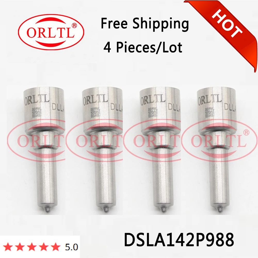 4 Pieces For FIAT 0445110076 0445110062 Common Rail Injector Nozzle DSLA142P988 0 433 175 281 Sprayer Tips DSLA 142P 988