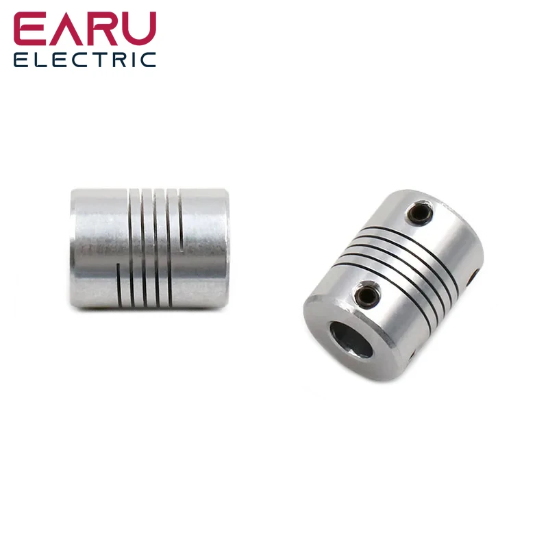 1pcs 5x8mm Shaft Coupler Flexible Coupling 5mm To 8mm OD 19x25mm 3/4/5/6/6.35/7/8/10mm
