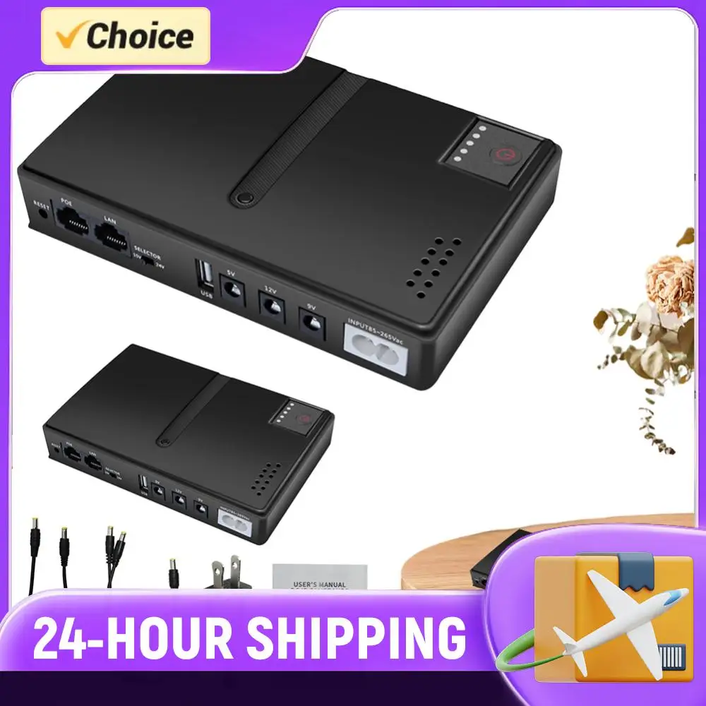 DC1036P DC UPS DC UPS 비상 전원 공급 장치 5V 9V 12V 36W 10400mah 배터리 백업 휴대용 전원 공급 장치 (라우터, 광케이블 모뎀용)