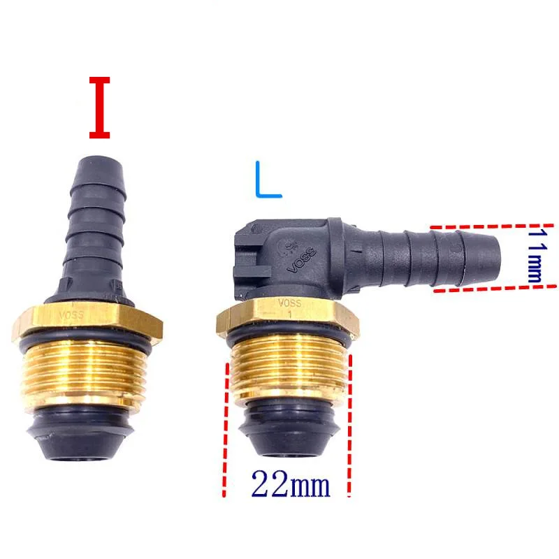 Four Circuit Quick Connector SINOTRUK HOWO Dryer Valve Connecting Pipe Screw SHACMAN Air Storage Tank Screw Connector