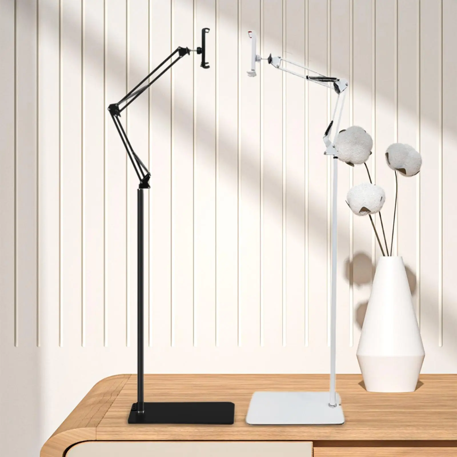 Tablet Floor Stand Phone Holder Stable Base Flexible Professional Bracket Tablet Support for Outdoor Kitchen Bedroom