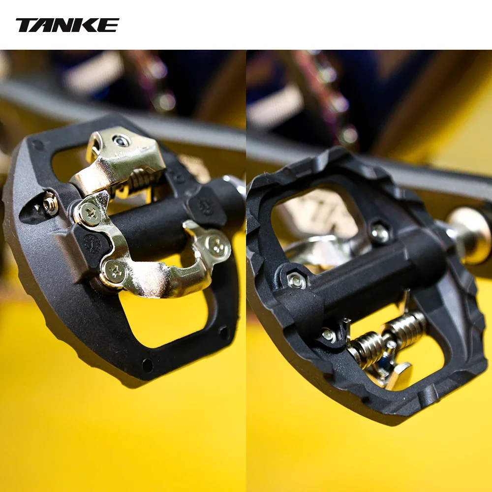 TANKE Mountain Bike Pedals Sealed Bearing SPD Dual Clipless