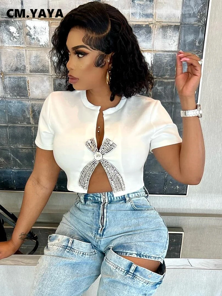 Women Fashion Diamonds Hot Rhinestones Bowknot