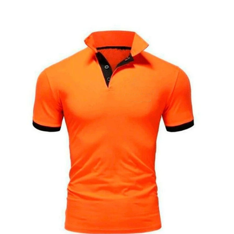 Summer Stretching Männer Shorts Ärm Polo Business Kleeder Männer T-Shirt Mark Poloen_voghion.com
