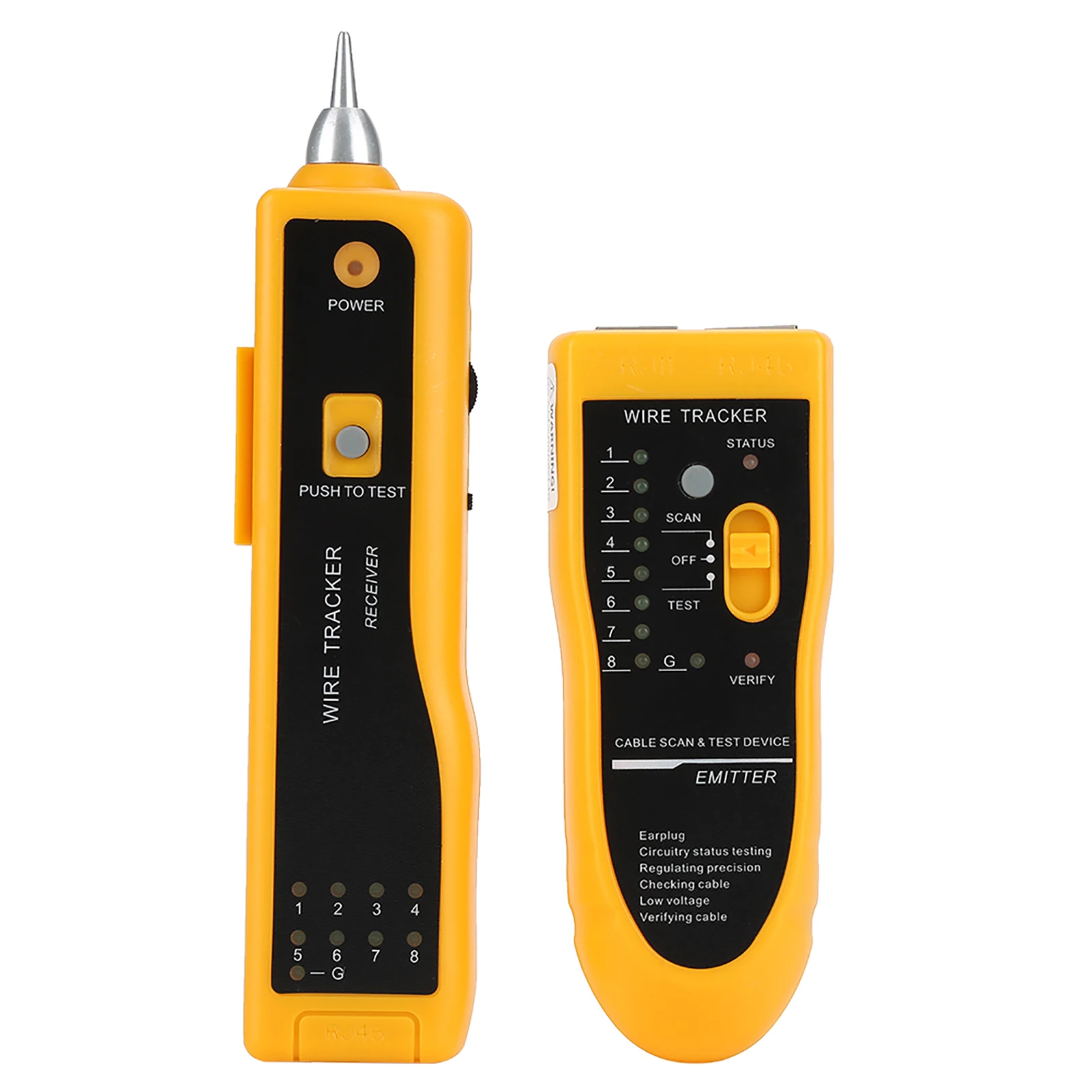 Cable Detector Cable Tester Handheld Rapid LAN Network Tester Line Finder Wire Diagnose Tone Tool
