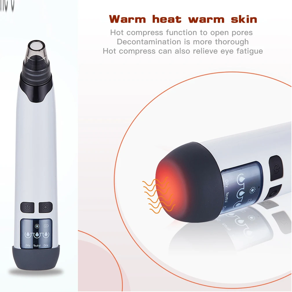 1489 Set Pore Cleaner Blackhead Acne Treatment Vacuum Extractor Electronic Facial Whitehead & Blackhead Remover for Face 2