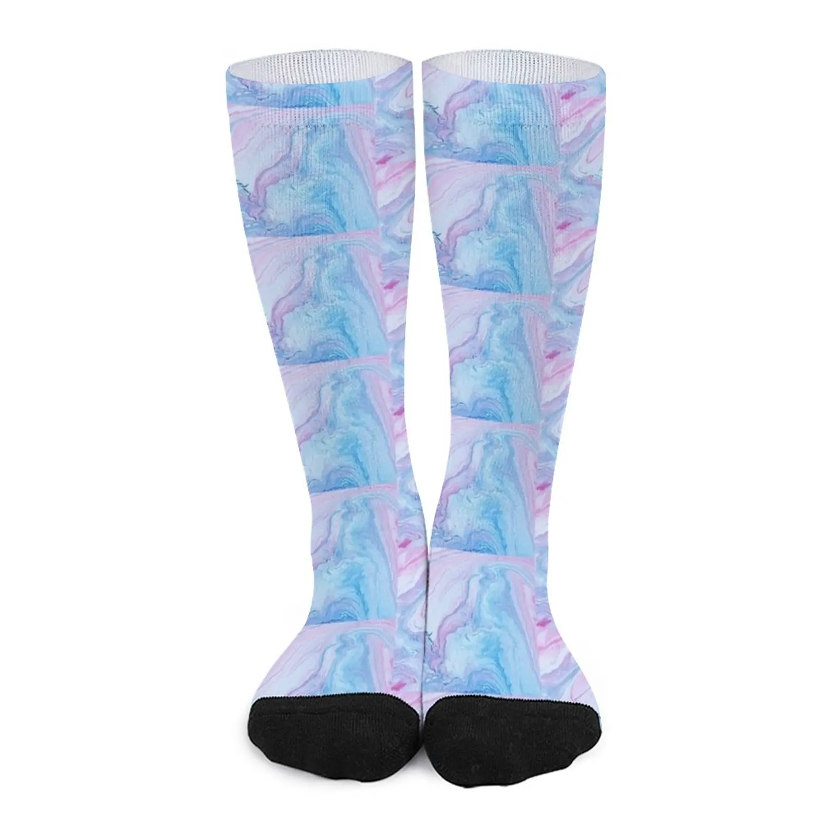 Pastel Pinks and Blues Socks sports socks woman Novelties gym socks Socks set flag of south carolina purple socks novelties sports stockings men s socks women s