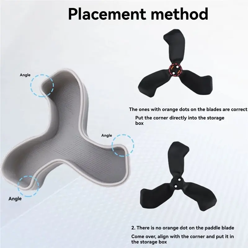 DJI NEO 2용 드론 액세서리, 프로펠러 보관함, 플라스틱 프로펠러 블레이드 낙하 방지 보호 상자