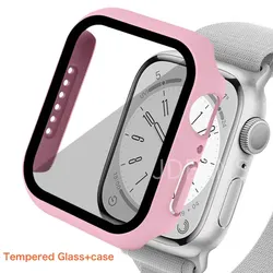 Premium Glass Cover and Screen Protector for Apple Watch - Elegant and Durable Protection Solution (Rouge 26)