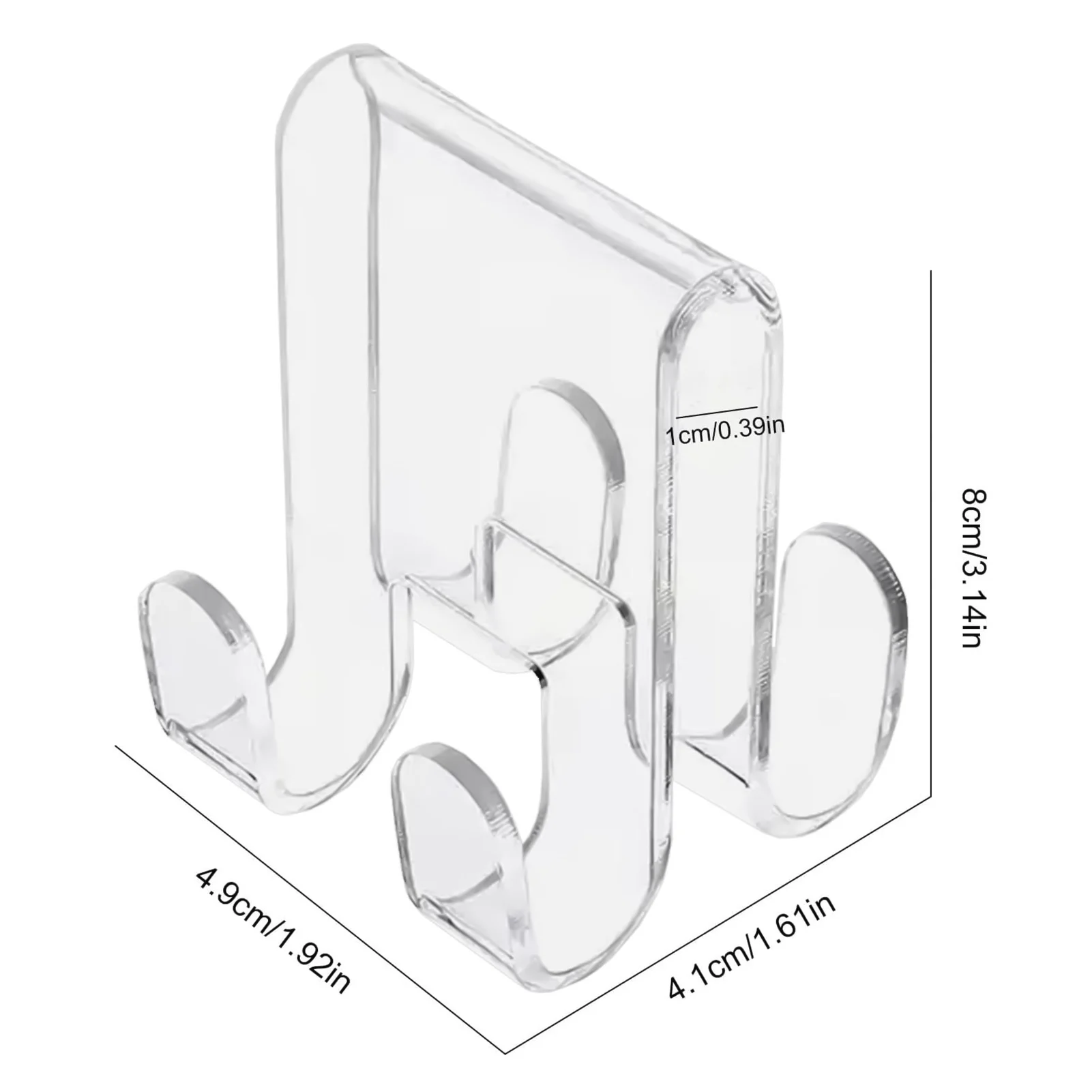 Multifunctional Hooks Towel Holder Shower Towel Rack Shower Door Hooks Behind Door Towel Rack Towel and Coats Hanger Nonstick and Non-punching Over the Bathroom Accessories