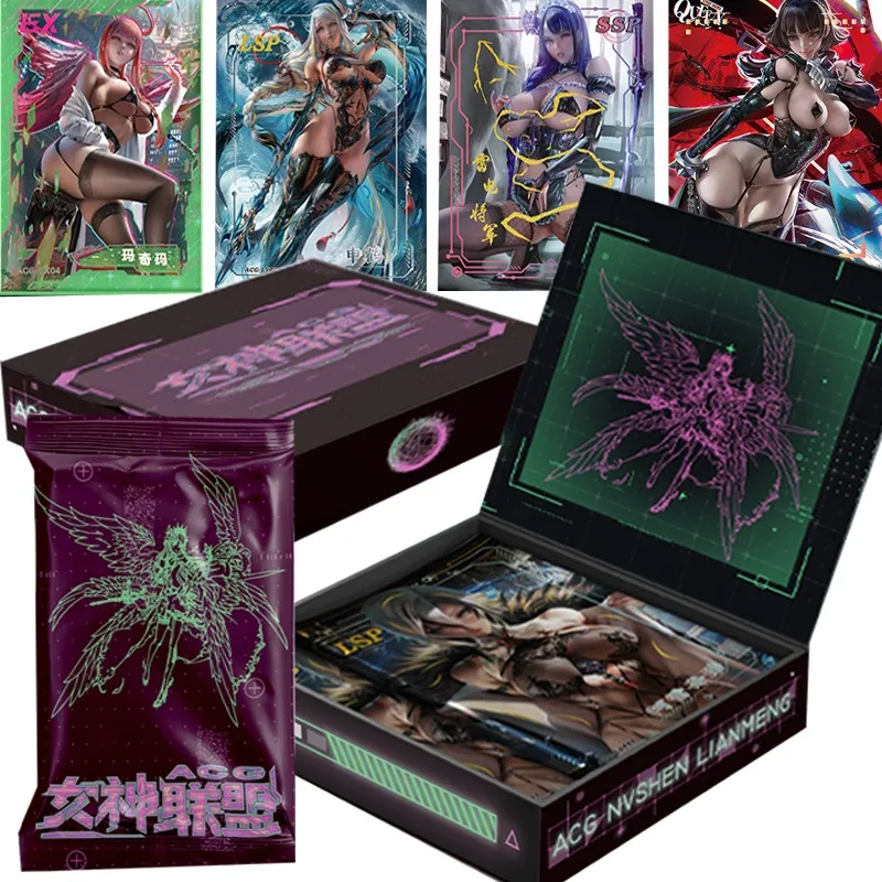 

Anime Goddess Story Collection Card ACG Goddess Alliance Rare Poker Booster Box Child Kids Game Cards Table Toys Birthday Gift