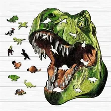 

2022 New Animal Wooden Puzzle for Adults Children A3 A4 A5 3D Wood DIY Crafts Shaped Christmas Gift Wooden Jigsaw Puzzle Gifts