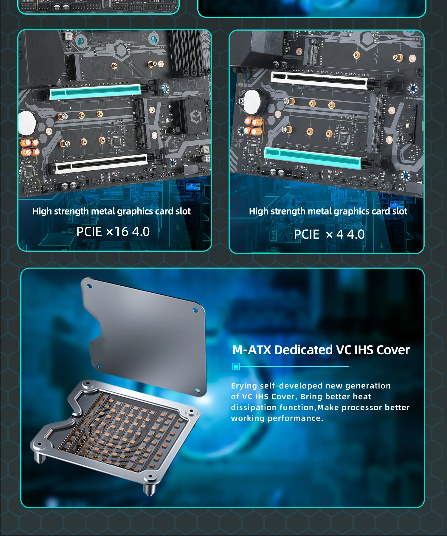 ERYING DIY Gaming PC Motherboard with Onboard Core CPU Interpose Kit i9 13980HX DDR5 5600 24C32T Desktop Computers Assembly Set 4 Sf07468abb1cc4a8780c254b102c45facZ