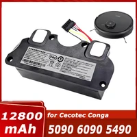 Original 12800mAh 14.4V Battery Pack for CECOTEC CONGA 5090 5490 6090 7090 - High Capacity Replacement Battery 1