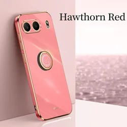 Custodia per telefono con supporto anello Sleek – Cover posteriore in silicone morbido e shockproof