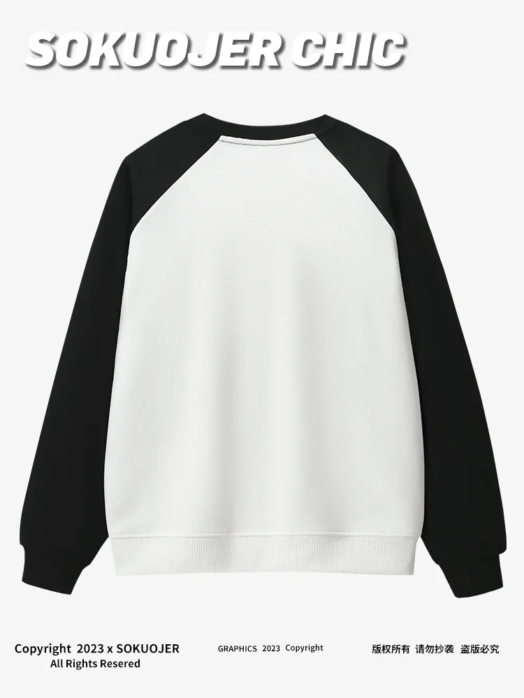 CGC Korean Fashion Cartoon Bear Print Women Sweatshirts High Quality Pure Cotton Hoodies Casual Loose Pullovers y2k Style Tops