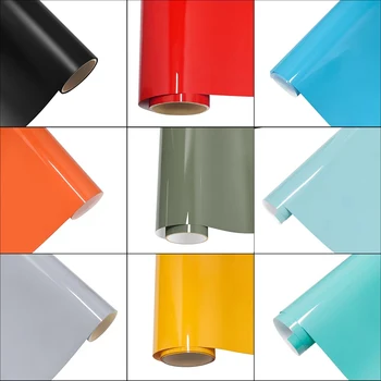 Pellicola in vinile per involucro per auto Veicoli Colori lucidi Cambia copertura modificata Veicoli per carrozzeria parziale automatica Accessori per adesivi per motocicli