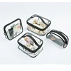 Transparent PVC Cosmetic Bag For Women Waterproof Clear Makeup Bags Beauty Case Make Up Organizer Storage Bath Toiletry Wash Bag 2