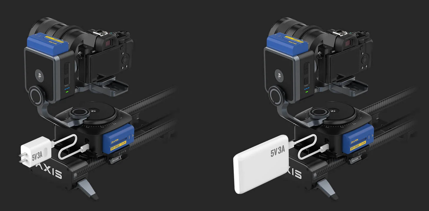 Zeapon AXIS 80Pro 100Pro 120Pro Multi-axis Motorized Slider Carbon Fiber Camera