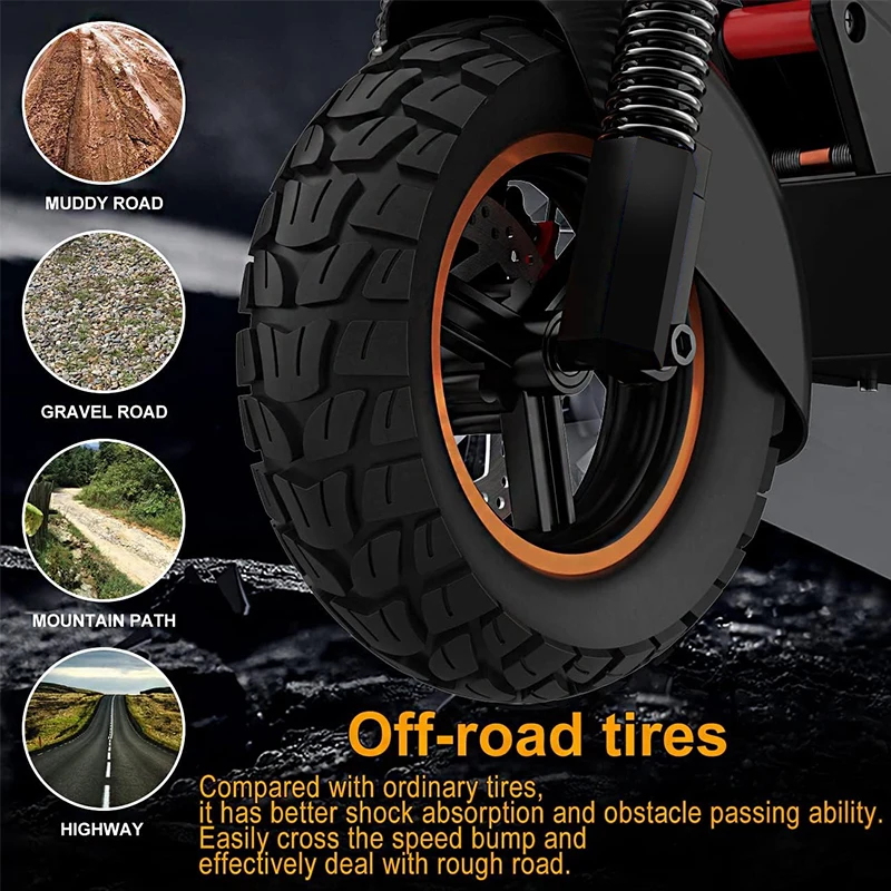 Mankeel MX-14 Electric Scooter 800W 10Ah with 10" Air-Filled Off-Road Tire Max 60km Range Dual Braking System Escooter for Adult