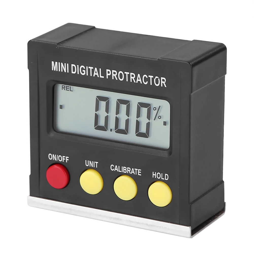 digital depth micrometer 4*90° Digital Level Protractor Inclinometer Magnetic Base Digital Angle Gauge with Backlights Level Tester Measuring Tools New vernier caliper Measurement & Analysis Tools