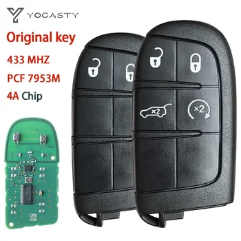 Telecomando Smart Originale YOCASTY a 4 Pulsanti 433mhz con Chip 4A e Lama SIP22 per Jeep Compass 2017-2018 M3N-40821302