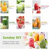 Electric Juicer centrifugal Household large caliber juice machine residue separation vegetable Juicer EU/US 4