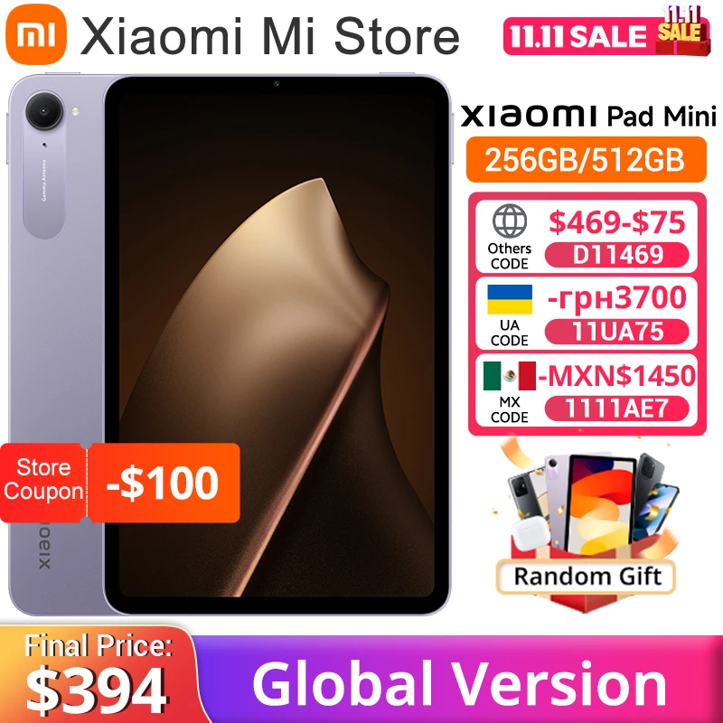 Xiaomi Pad Mini Global Version MediaTek Dimensity 9400+ 8.8